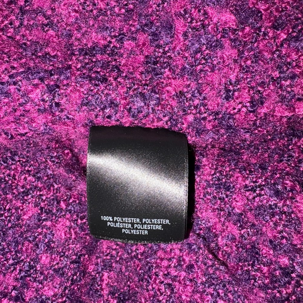 Anthropologie‎ Purple Pink Textured Large Cowl Scarf - Picture 6 of 7